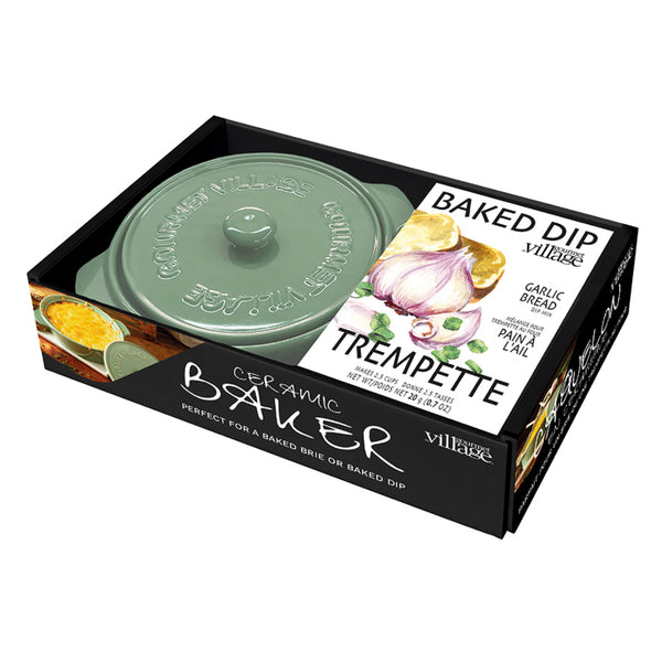 Sage Green Ceramic Baker Gift Set