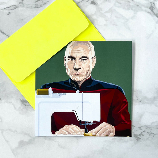 Make It Sew blank greeting card