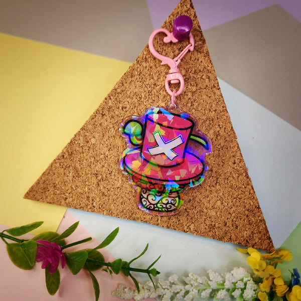 Human-Human Fruit Keychain