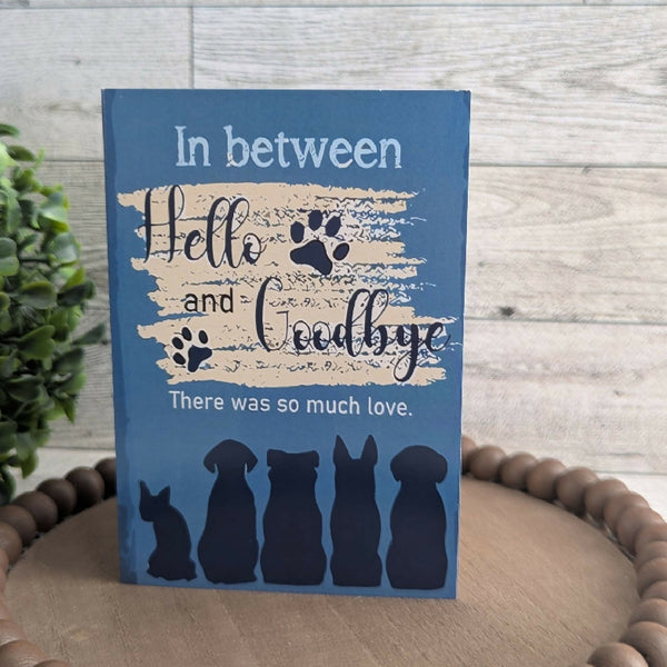 Between hello and goodbye
