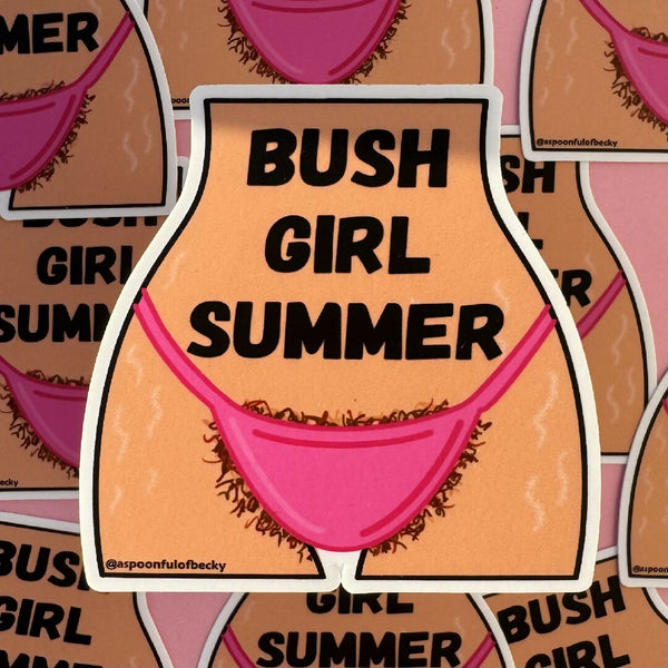 Bush Girl Summer Sticker by A Spoonful of Becky Designs