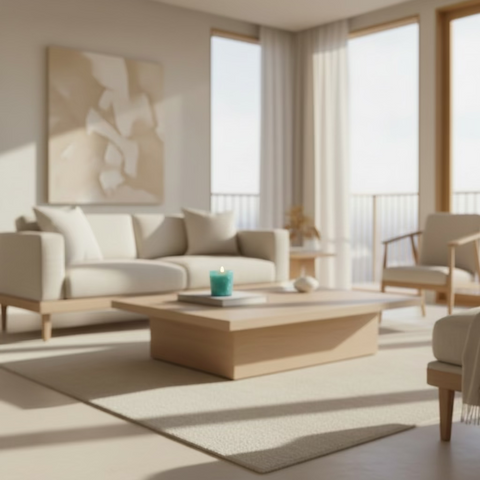 White Mint Latte - Motif Candle