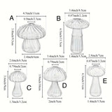 Glass Mushroom Vase 