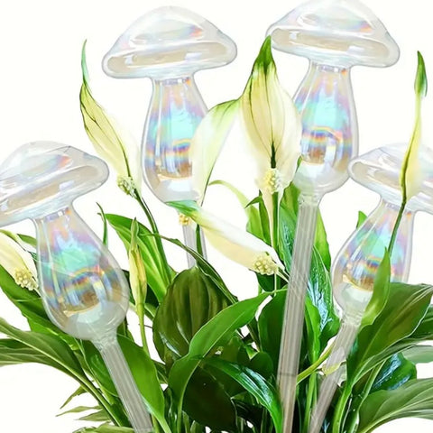 Glass Mushroom Watering Tube