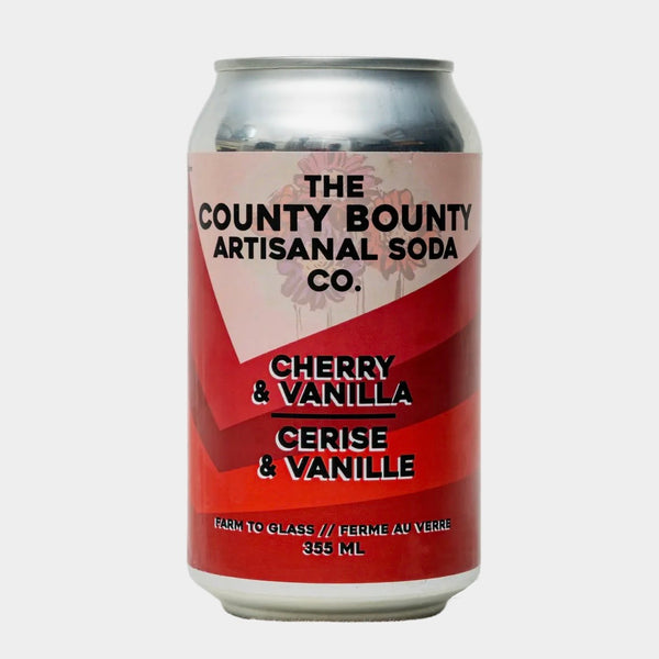 County Bounty Artisanal Sodas – Cherry & Vanilla