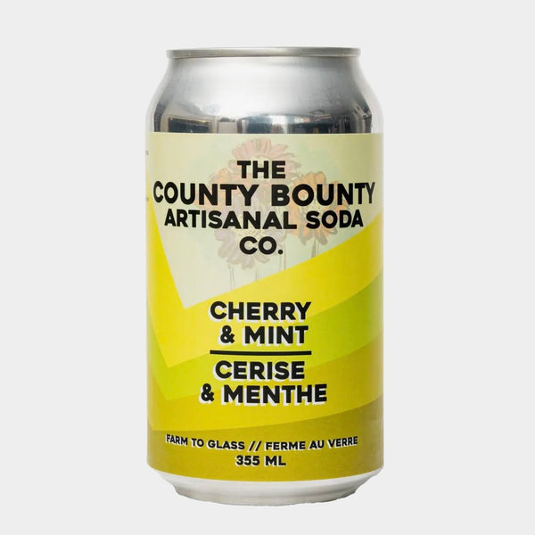 County Bounty Artisanal Sodas – Cherry Mint