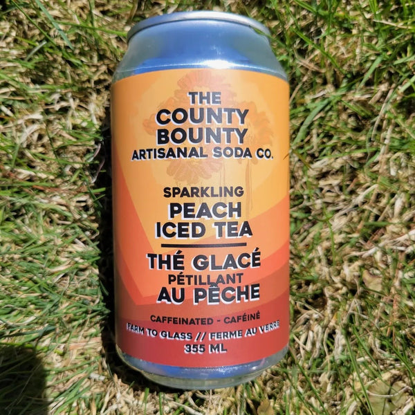 County Bounty Artisanal Sodas – Peach Iced Tea