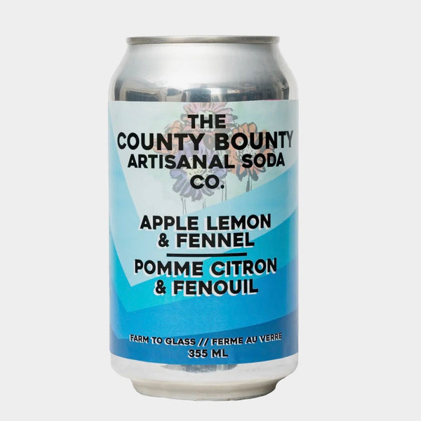 County Bounty Artisanal Sodas – Apple Lemon & Fennel