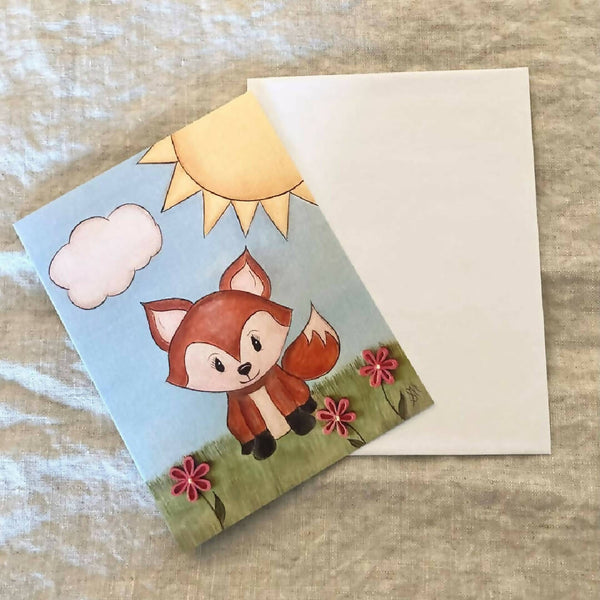 Carte postale Renard