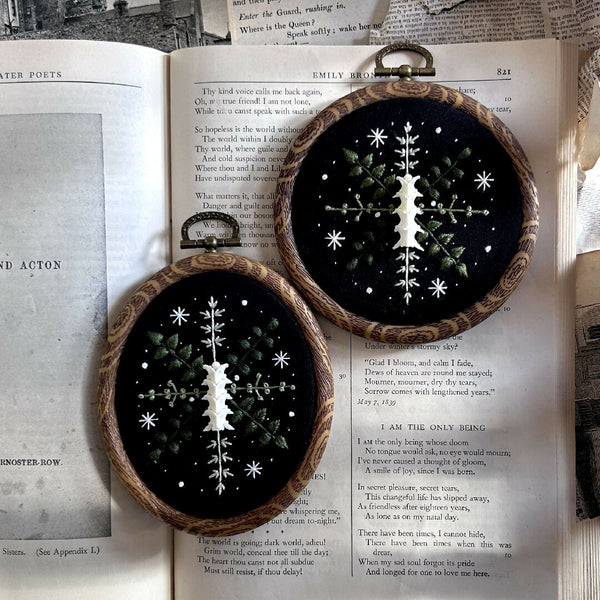 Embroidery Art | Snake Vertebrae