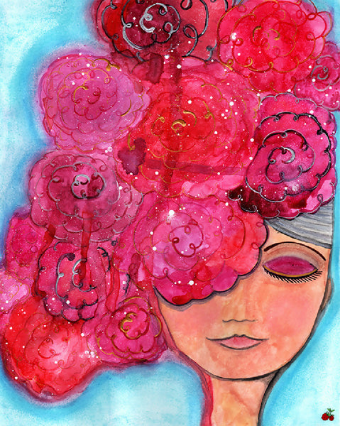 Flowery Zen Print