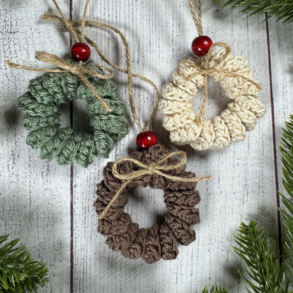 Wreaths Ornaments (set of 3)