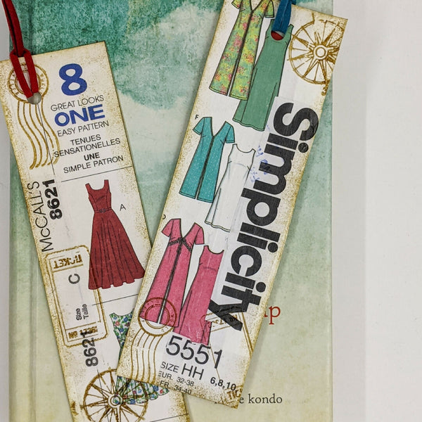 Upcycled Pattern Bookmark