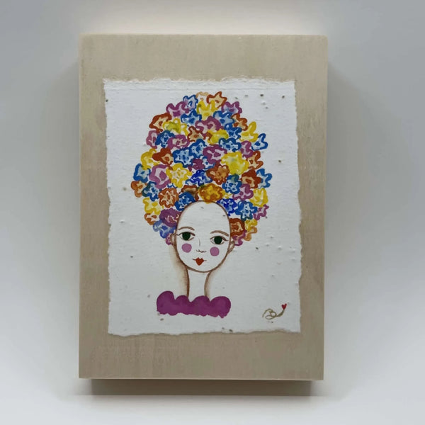 Joyful Flower Lady
