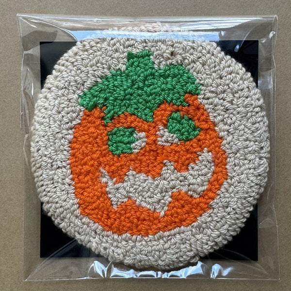 Halloween Sugar Cookie Pumpkin Mug Rug