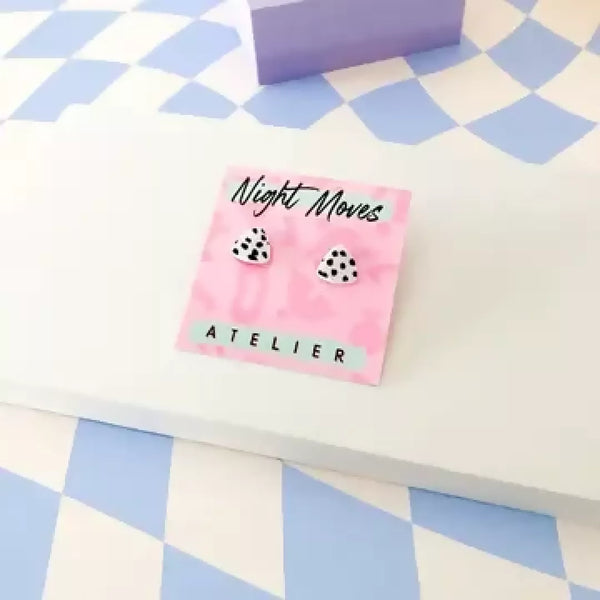 Triangle Polymer Clay Mini Studs