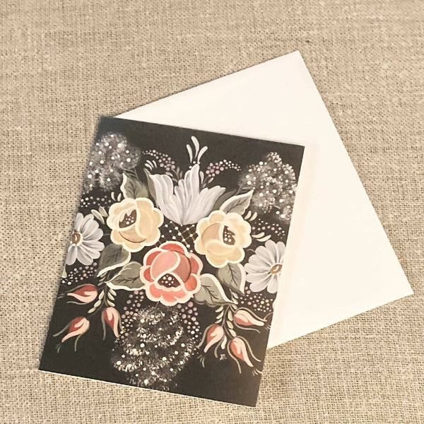 Vintage Roses Notecard