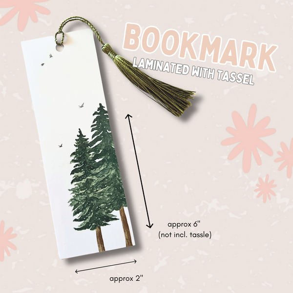 Nature & Forrest - Bookmark with Tassel