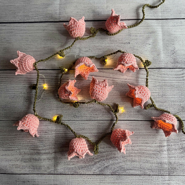garland - tulip (pink)