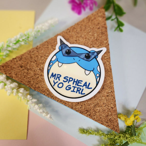 Mr Spheal Yo Girl Pokemon Sticker