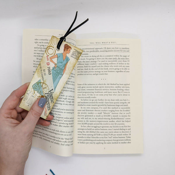 Upcycled Pattern Bookmark