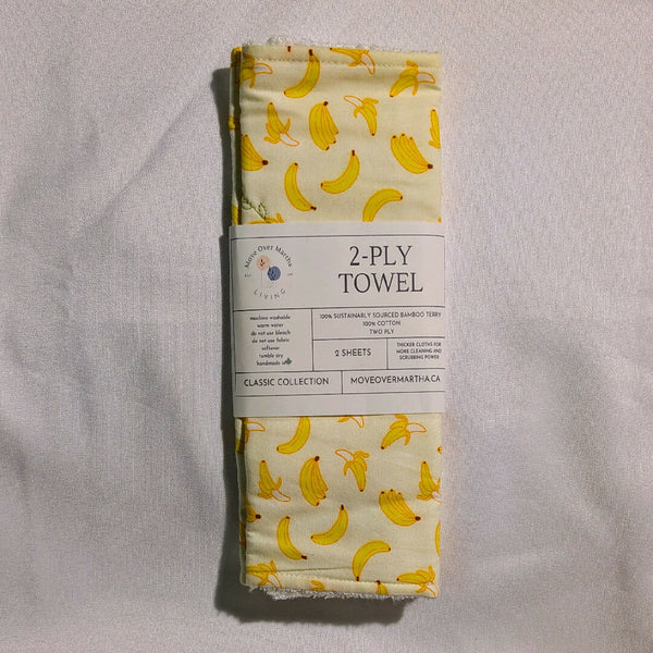Bananas for you 2 ply towel