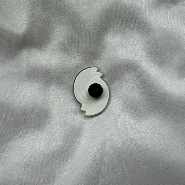 Doom and gloom logo pin