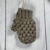 Christmas Ornament / Gift Card Holder - mitten 