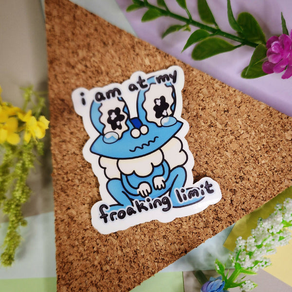 Froakie I am at my Froaking Limit Pokemon Sticker