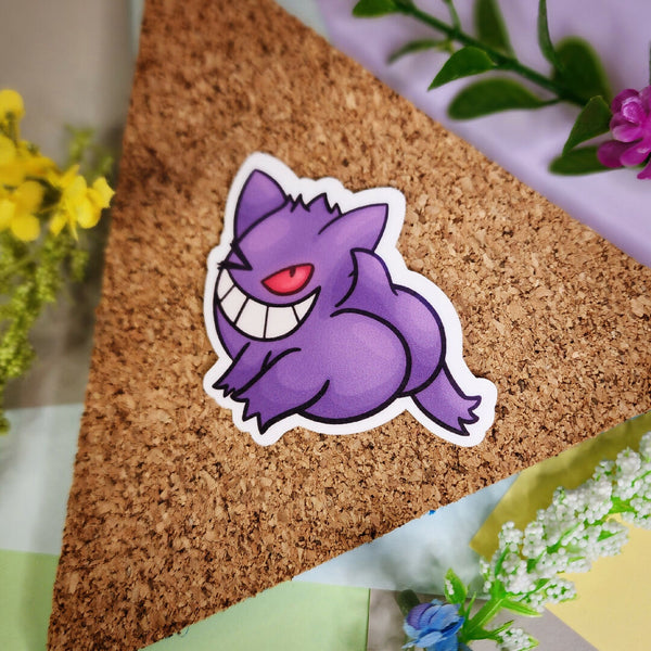 Bootylicious Gengar Pokemon Sticker