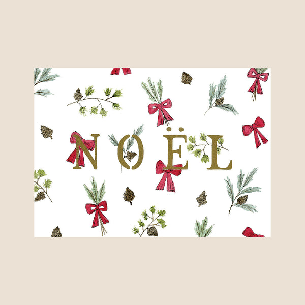 Noel - Blank Holiday Card