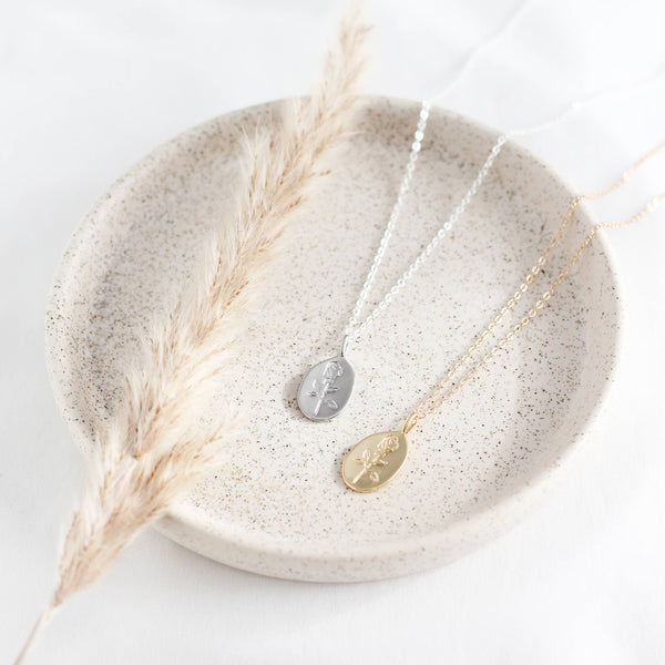 Rose Medallion Necklace