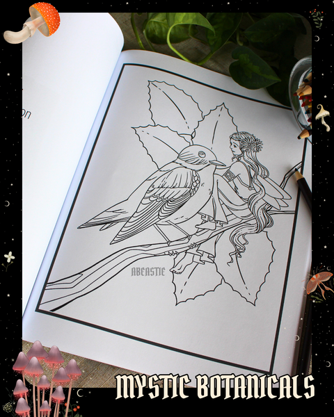 Journal anti-anxiété format voyage : Mystic Botanicals