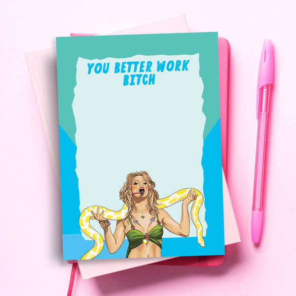 Funny Pop Culture Notepad / Funny Popstar To Do List