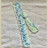 Crochet Star Stitched Bookmark with Decorative Beading 