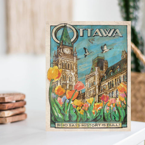 Ottawa Canada Historic Greeting Card | Canada Not For Sale