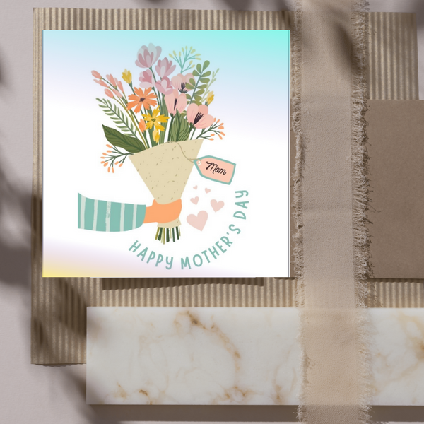 Happy Mother's Day Flower Card