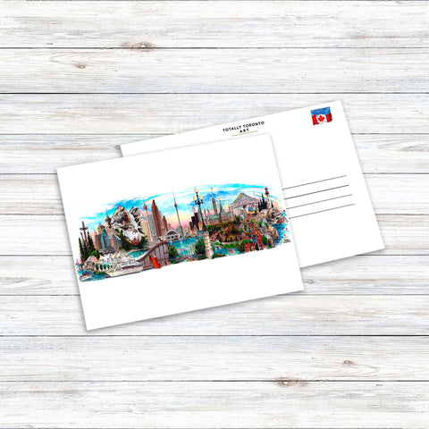 Canada Coast To Coast  Postcard
