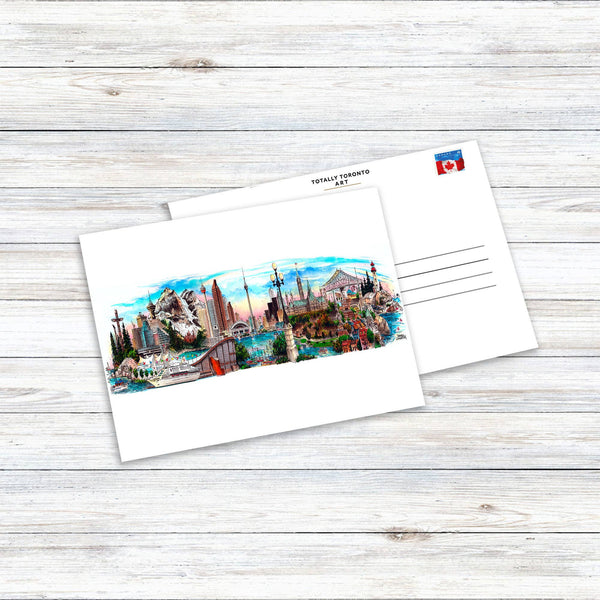 Canada Coast To Coast  Postcard