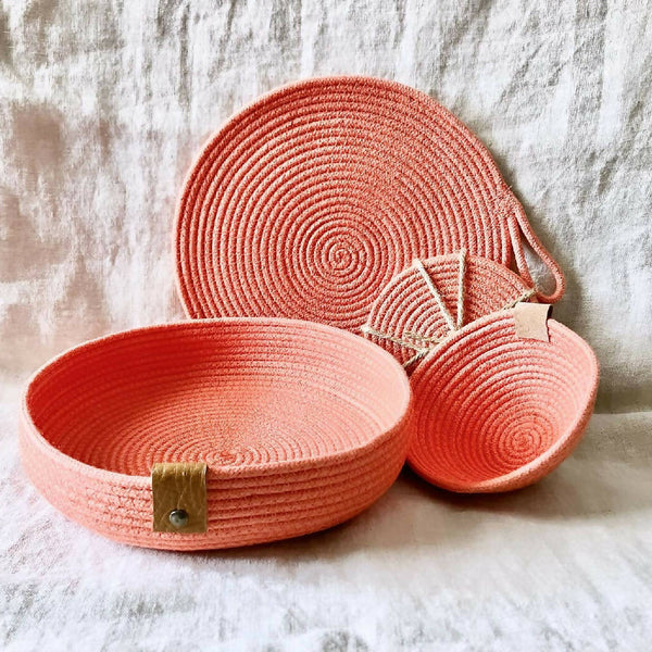 Coral Rope Home Decor Gift Set by Motif!