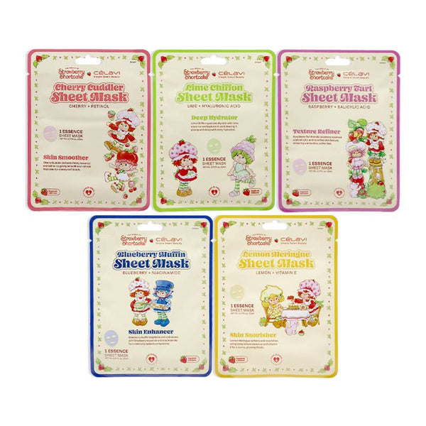 Masque en tissu de Noël Fraise des Fêtes - Célavi 