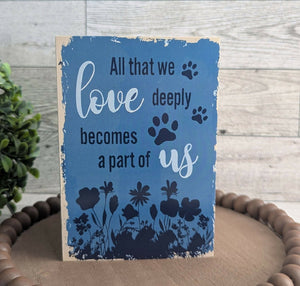 We love deeply 