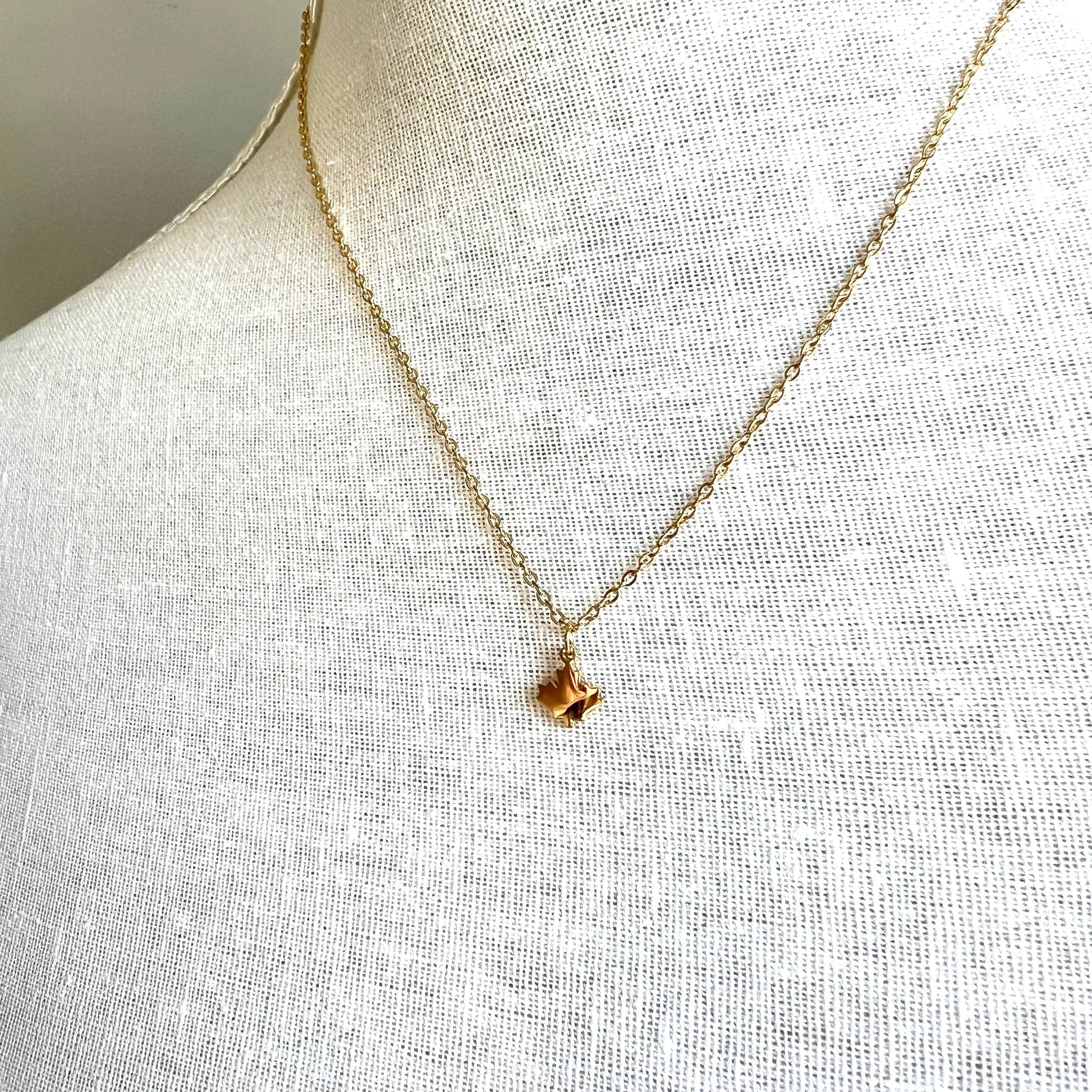 Maple Leaf Necklace