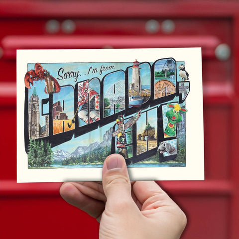 Canada-Eh? Toronto Postcard by Rob Croxford