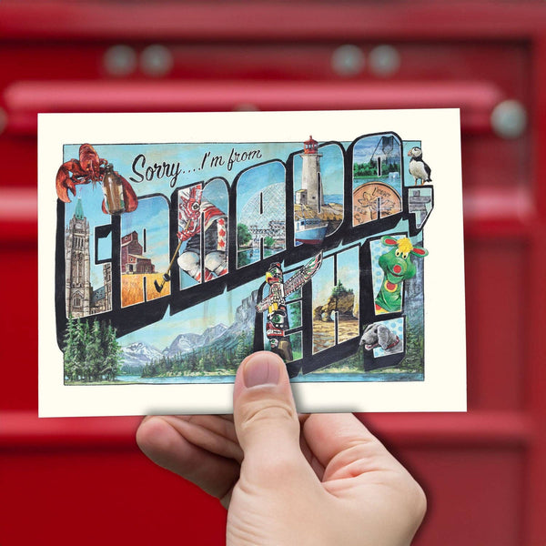 Canada-Eh? Toronto Postcard by Rob Croxford