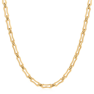 Gia Stainless Steel Chain Necklace 