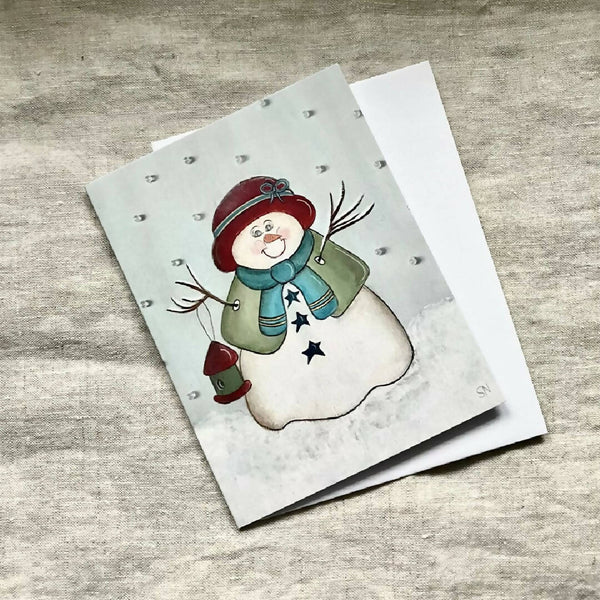 Snowman Notecard