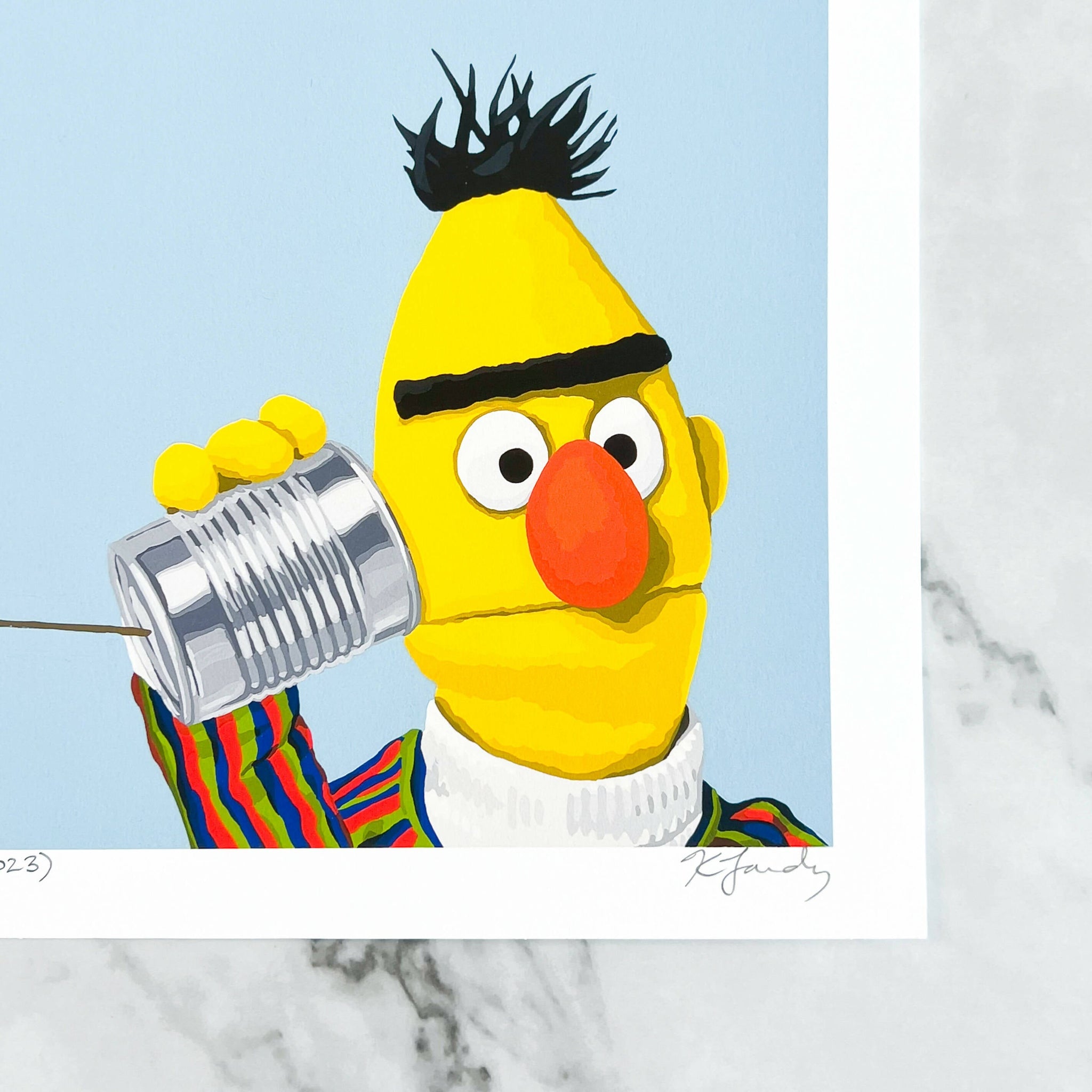 "Bert... I'm Gay." 8x8" art prints - Shop Motif