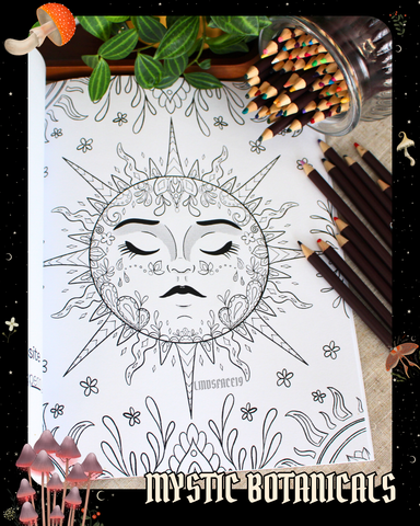 Journal anti-anxiété format voyage : Mystic Botanicals
