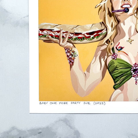 Britney Spears party sub 8x10" art print - Shop Motif